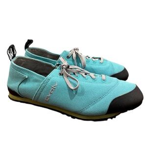 Evolv Teal  Cruzer Climbing Shoes in Turquoise Women’s 10.5-Men’s 9.5